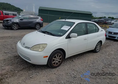 2002 Toyota Prius z USA, uszkodzony, nr VIN JT2BK18U720066542